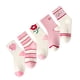 thumbnail image 4 of 5 pares de calcetines lindos de moda para niñas con patrón de flores de corazón media pantorrilla calcetines de algodón para niñas calcetines deportivos cálidos y cómodos talla de zapato XXL 38-42, 4 of 5