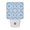 Blue, variant on Medallion Tile LED Night Light, Boho Vintage Blue Mosaic Floral Symmetry Night Lights plug into Wall with Smart Sensor Dusk to Dawn Sensor for Nursery Bedroom 2.95x4.5in