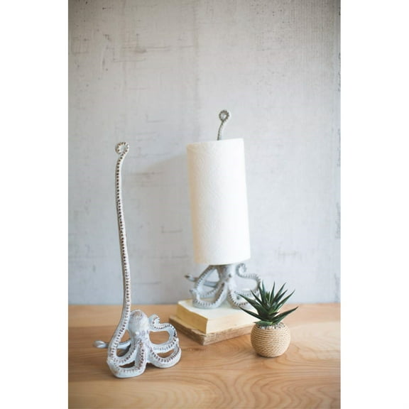 Kalalou Cast Iron Octopus Towel Holder