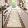 thumbnail image 2 of Roxstand 2'x8' Washable Runner Rug, Vintage Distressed Hallway Entrance Kitchen Rugs, Non Slip Stain Resistant Farmhouse Rug, Beige, 2 of 9