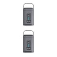 thumbnail image 3 of Soidarity Bomba de aire eléctrica portátil: esencial para los entusiastas del aire libre Portátil Conveniente PP Fácil de gris 1200mA gris 1200mA 2Conjunto, 3 of 6