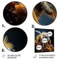 thumbnail image 3 of Designart "Creature Honeybee" Animals Bee Metal Art Print, 3 of 5