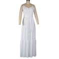 thumbnail image 3 of MesaSe Robe de Plage Mode Femme Été Boho Sans Manches à Bretelles Col en V Bandage Fête, 3 of 6