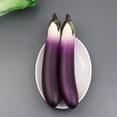 thumbnail image 5 of JINGT Realistic Simulation Vegetables Ornament Soft Rtificial Fake Aubergine Cucumber Ornament For Restaurant Decor Vegetables Photo P Eggplant, 5 of 5