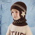thumbnail image 5 of Tittly Winter Hats Beanie 1PC Kids Winter Knitted Hats+Scarf Set Warm Cap For 5 14 Year Old Boys Girls Skull Caps Hats for Women Coffee One Size, 5 of 6