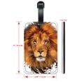thumbnail image 2 of Wild Life Lion - Luggage ID Tags / Suitcase Identification Cards - Set of 2, 2 of 5