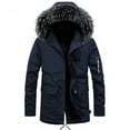 thumbnail image 2 of guisaled Men's Winter Parka Jacket Fuzzy Fleece Lined Thicken Warm Coat Waterproof Windbreaker Jackets wiht Removable Faux Fur Hood, 2 of 6