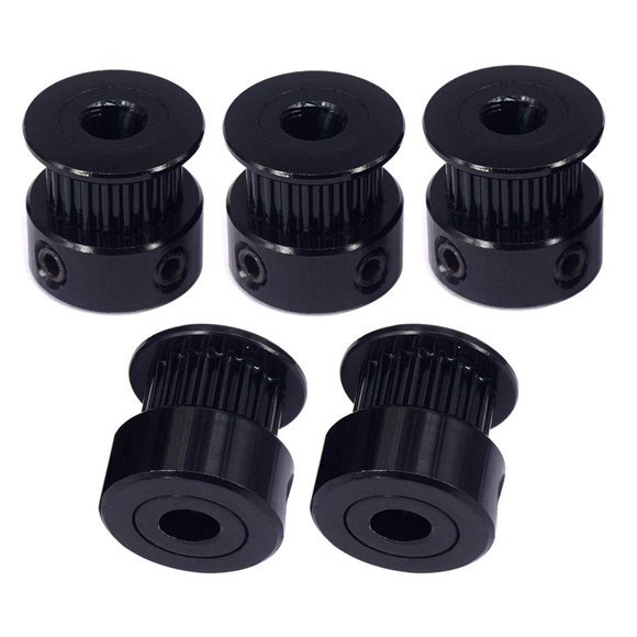Minkissy 3pcs Aluminum Synchronous Belt Idler Pulley for Hobbyists Needs