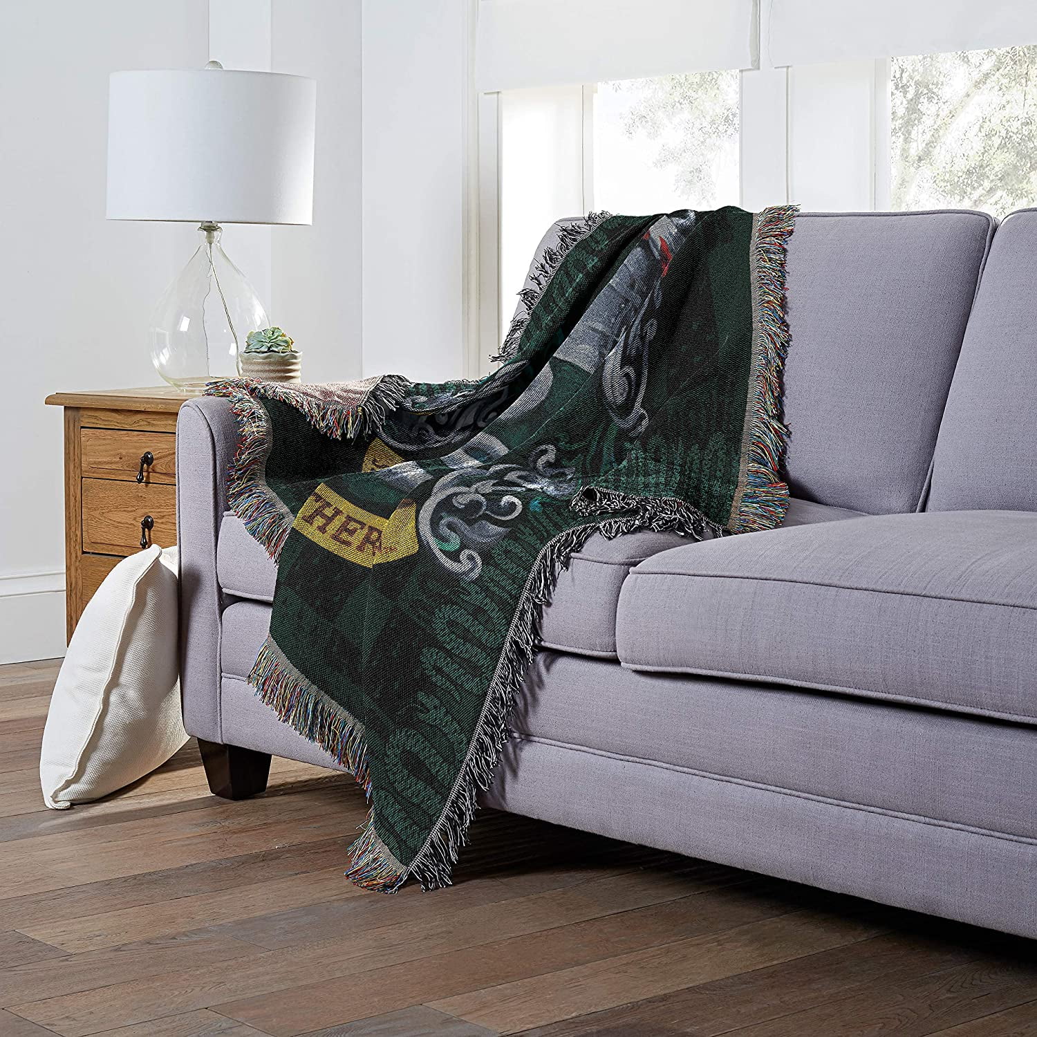 Slytherin tapestry throw hotsell