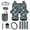 Floral Tropical, variant on KUIFORTI Orange Camouflage Car Seat Cover Set Elastic Fabrics Set 15 Pcs Automotive Front Seat & Bench Back Seat Cover All-Season Protection Easy to Install Fit Car SUV Auto