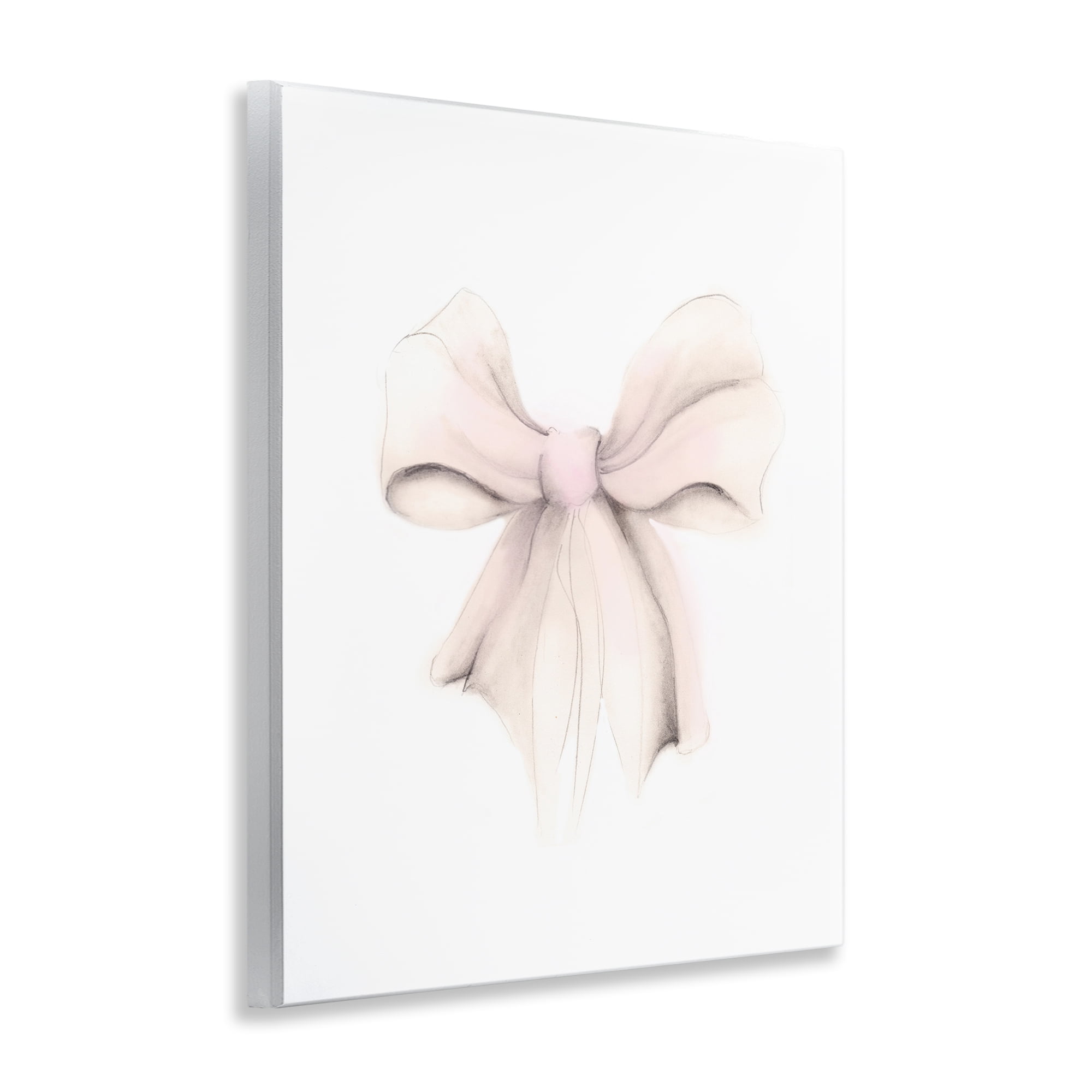 Stupell Industries Soft Pale Ribbon Beauty & Fashion Painting Unframed Art Print Wall Art, 11 x 14