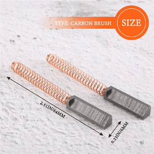 W10380496 Brosse de moteur à mélangeur de carbone pour tourbillon & KitchenAid Brosse à moteur pour mélangeurs Nouveau AP5178083,PS3495098,paquet de 6