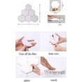 thumbnail image 3 of Creative Hexagonal LED Lamp Geometry Touch Sensitive Lighting LED lamps are applied to indoor wall bathroom light (Cool White 3pcs), 3 of 5