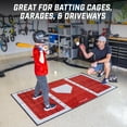 thumbnail image 3 of GoSports Baseball and Softball Hitting Mat with Batting Stance Alignment Guide - 6 x 4 ft, 3 of 7