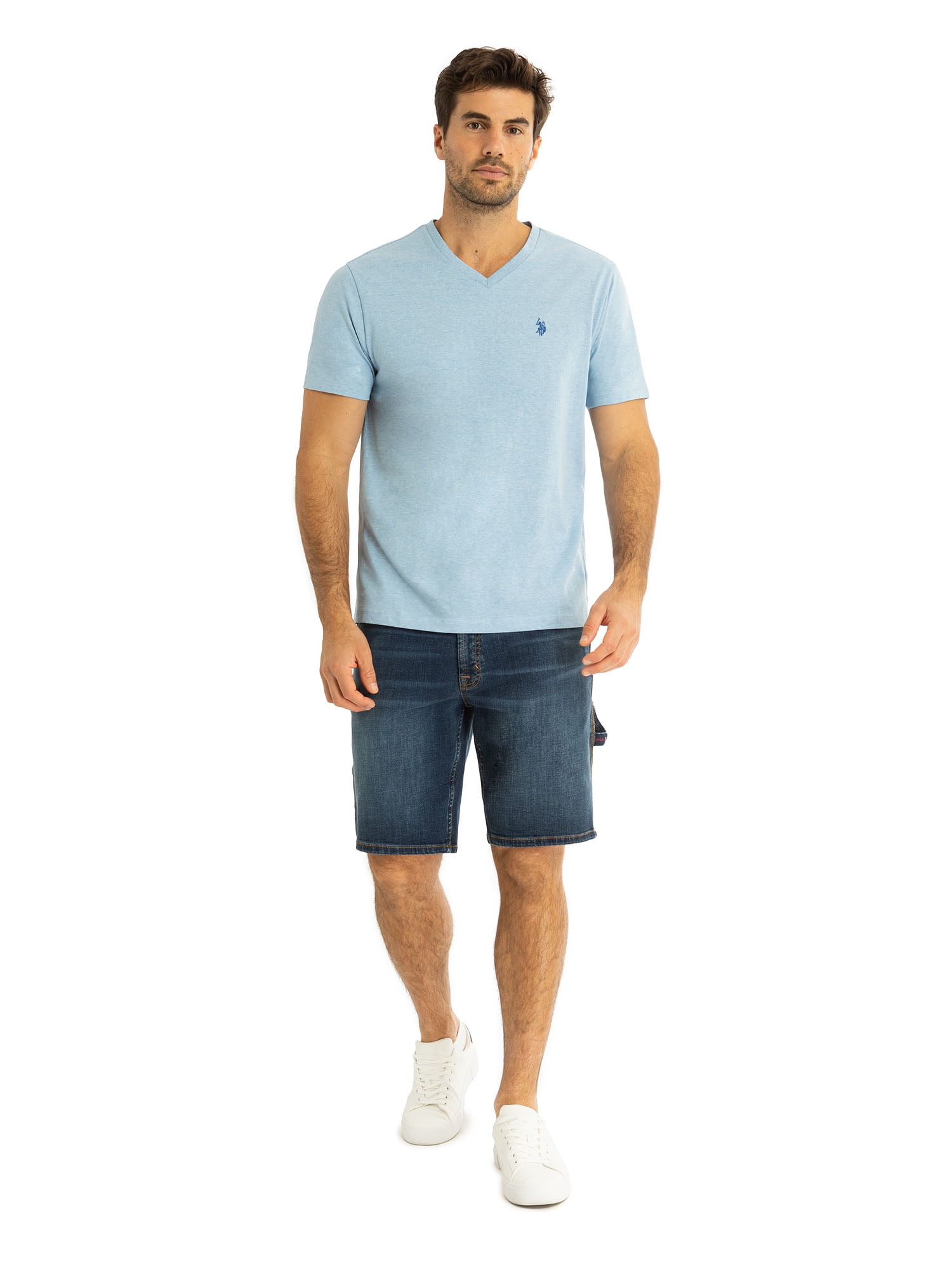 U.S. Polo Assn. Men's Basic Short Sleeve V-Neck T-Shirt