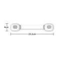 thumbnail image 3 of 1 Pair of Child Locks Multi Use Child Locks Childproofing Proofing Cabinet for Drawers Fridge Dishwasher Toilet Seat Cupboard Oven No Drilling, 3 of 7
