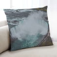 thumbnail image 1 of Ahgly Company Earth Waterfall Coussin Intérieur, 18 Pouces par 18 Pouces, 1 of 6