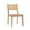 Natural Brown, variant on Pemberley Row Solid Wood Brown Dining Chairs Set of 2 Rectangular Basketweave Unassembled 19.5"W x 23.25"D x 33.25"H