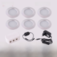 thumbnail image 4 of Lámpara LED ultradelgada para gabinete, vitrina empotrada, luz para gabinete de vino, luz para muebles, luz descendente pequeña redonda de 3 W y 12 V, 4 of 5