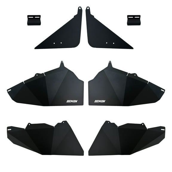 Demon Powersports Half Door for (2014-20) Polaris RZR 1000/Turbo, in Lightweight Aluminum, It Fills The Sleek Design for Protection, Easy Installation, 4 Doors (Does not fit with Speakers on Door)