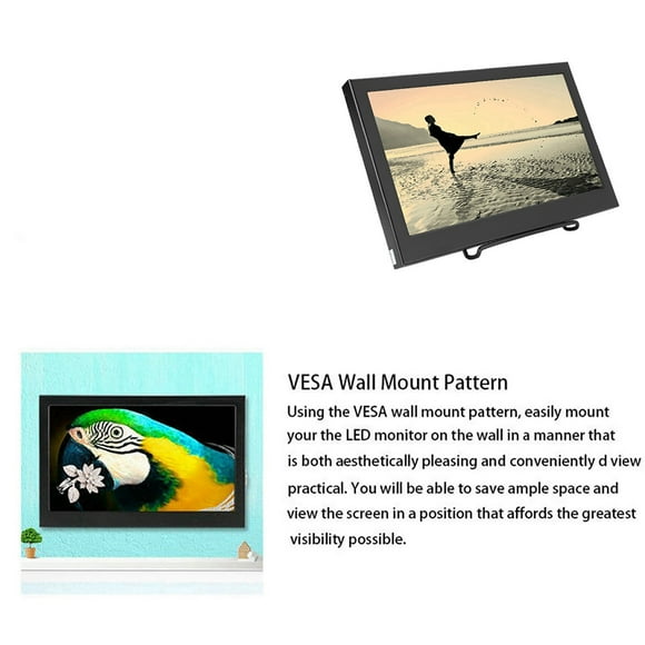 All-aluminum Alloy Body HD Input 11.6 Inch Monitor 11.6 Inch LCD Display Wide Applications Industrial Equipment for Audio&video