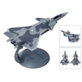 thumbnail image 3 of 1/144 Aleación de Aviación J20 Avión Modelo de Avión de con Soporte de Metal Decoración Del Hogar Sunnimix Aviones a reacción de fundición, 3 of 6