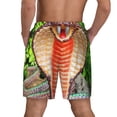 thumbnail image 2 of Lsque Mens Swim Trunks Cobra Snake Pattern - Bathing Suit Compression Liner - Beach Swim Shorts Swimwear - (S-3XL) - Stretch Quick Dry -3X-Large, 2 of 9