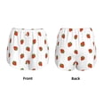 thumbnail image 5 of Picia Hand Drawn Strawberry Pattern Women's 2 in 1 Athletic Running Shorts High Waisted Workout Casual Gym Sweat Shorts with Comfy Liner Zipper Pockets-Small, 5 of 9