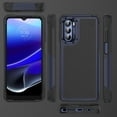 thumbnail image 6 of ELEHOLD Heavy Duty Rugged Case for Motorola Moto G Stylus 5G(2021),Hybrid PC +TPU Full Body Protective Shockproof Anti-Scratch Non-Slip Case for Moto G Stylus 5G(2021),Navyblue, 6 of 8