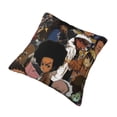 thumbnail image 4 of The Boondocks Square Pillow Case Pillow Holder Soft Decorative Pillow Sham Cushion Cases Pillowcase 12"X12", 4 of 7