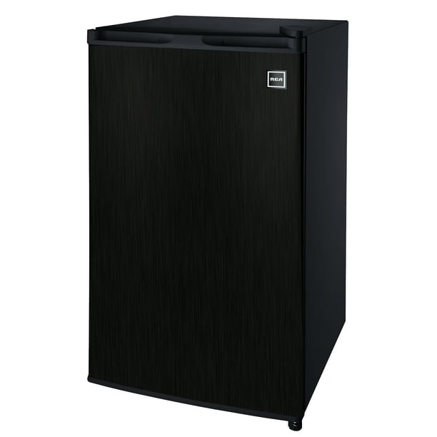RCA 3.2 Cu Ft Mini Fridge RFR335, Black Stainless Steel