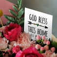 thumbnail image 3 of 3drose, God Bless This Home and All Who Enter Cute Arrow Hearts House Blessing, 12 Greeting Cards with Envelopes, 3 of 7