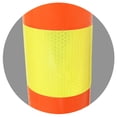 thumbnail image 2 of RELI Traffic Warning Post | High-Visibility Orange PVC | 3 Bright Yellow Reflective Bands | Pre-drilled 7.75" (19.7 cm) Base | 29.5" (74.9 cm) Length | Ideal for Construction & Traffic Warnings, 2 of 4