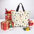 thumbnail image 6 of Vsdgher Sushi and Rolls print Tote Bag for Women Shoulder Bag with Zipper Large Shoulder Bag Handle Handbag Portable Washable for Travel, Work, 6 of 8