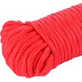thumbnail image 3 of 90 Pi 1/4 Po (7 Mm) Nylon Poly Corde Cordon Drapeau Pole Polypropylne Corde Linge Camping Utilitaire Bon Pour Tie Pale Climb Noeud (rouge) Afortunado Sencillez, 3 of 5