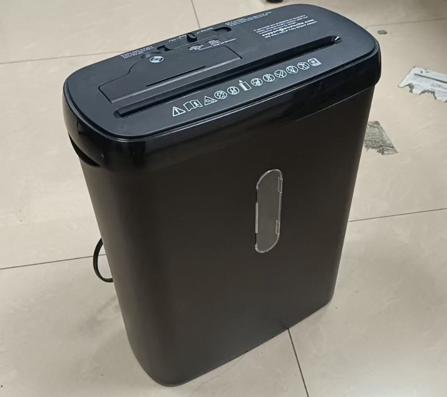 Paper Shredder for Office Home, 10-Sheet Strip Cut with 3.17-Gallon Basket, P-2 Security Level, CD & Credit Card Shredder, Durable & Fast, Jam Proof System