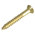 thumbnail image 2 of Forgefix Wood Screws, Slotted, Csk, Brass, 2 of 4