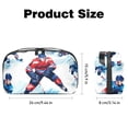 thumbnail image 5 of Ice Hockey Electronic Organizer Travel Case, Waterproof Oxford Cloth Storage Pouch Bag, Box with Cord Organizer Storage for Computer Cable Organizer, 5.9x9.44x3.14 in., 5 of 6