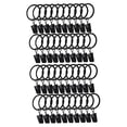 thumbnail image 4 of Anillos para cortinas con clips Accesorios premium Durabilidad Perchas Anillos para cortinas Paquete de 40 unidades de 32 cm interiores, 4 of 8