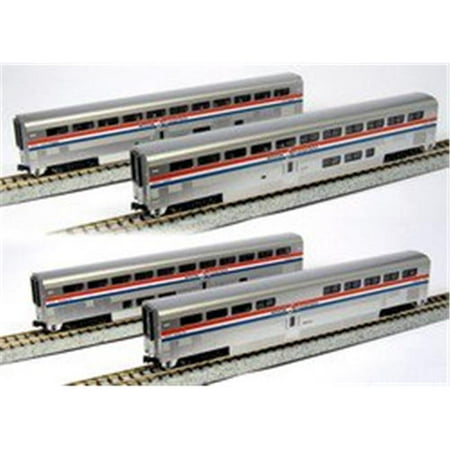 Southern Passenger Car - Kato USA KAT1063517 N Scale RTR Superliner Passenger Car, Set A - Set of 4