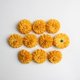 thumbnail image 3 of Flores Artificiales BLESIY Crisantemo naranja 10 Piezas, 3 of 8