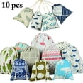 thumbnail image 1 of Coofit 10PCS Cordon Pochette d'Impression Réutilisable Cordon Sac Sac de Rangement Sac de Rangement, 1 of 10