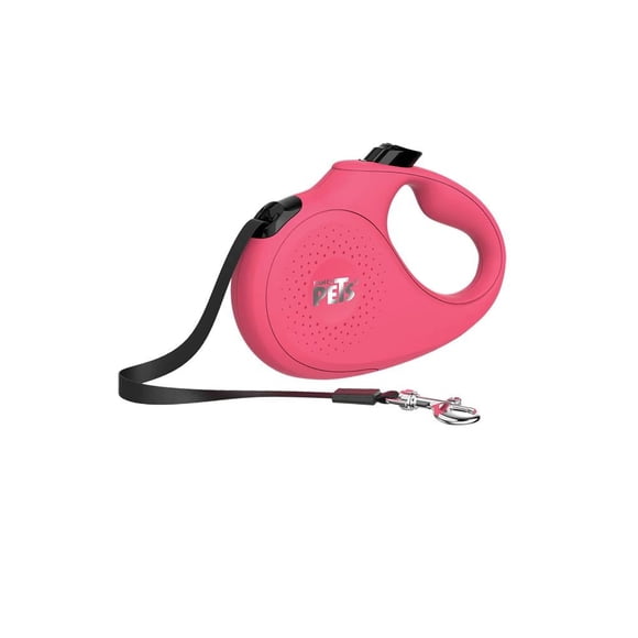 Correa Retractil 3m Chica Perro Hasta 12kg Rosa Fancy Pets Fancy Pets FL9022