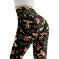 thumbnail image 6 of Jeiento Mushroom Womens Sport Leggings Plus Size Aesthetic Leggings Fits Adults Cozy Gym Sweatpants Outfits Tummy Control Yoga Leggings Full Length High Waist Athletic Yoga Pants, Size XL, 6 of 8