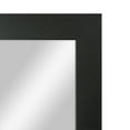 thumbnail image 2 of Mainstays Over-the-Door Rectangular Mirror, Black, 14" x 50", 2 of 11