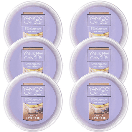 Yankee Candle Lemon Lavender Scenterpiece Easy MeltCup (Pack of 6)