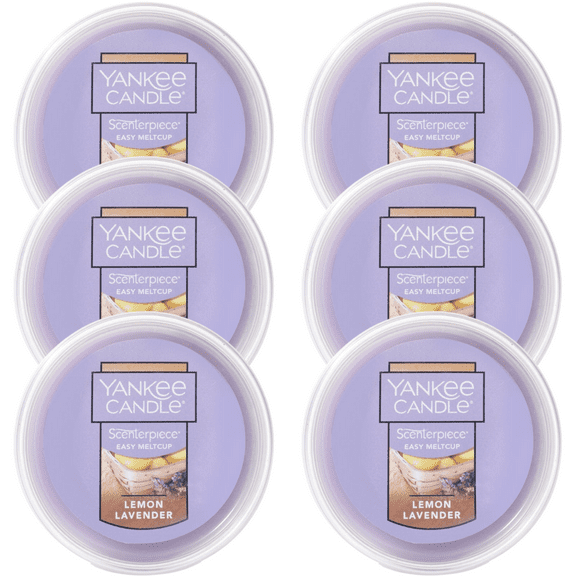 Yankee Candle Lemon Lavender Scenterpiece Easy MeltCup (Pack of 6)