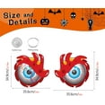 thumbnail image 3 of 3D Halloween Hanging Spooky Eyes Decoration, 1 Pair Realistic Scary Demon's Eyes for Yard Sign Lawn Window Outdoor Indoor,Glow in The Dark Peeping Eyeball Window Decor (C), 3 of 8
