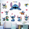 thumbnail image 2 of Vinilos decorativos Lilo y Stitch Arte de pared de dibujos animados para niños Stitch Wall, 2 of 5