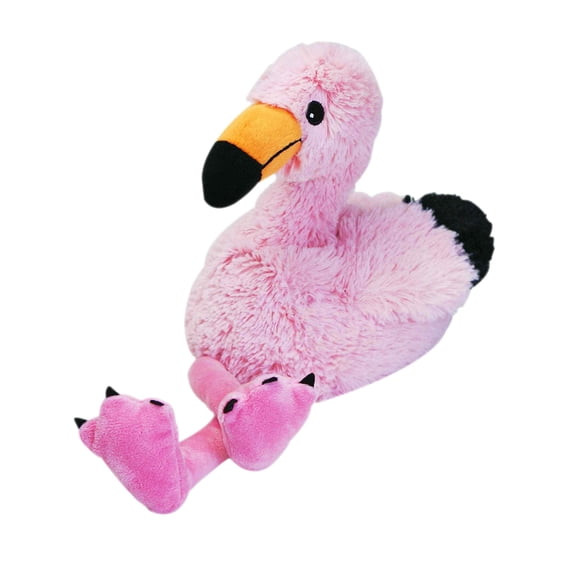 Warmies 13” Flamingo Stuffed Animal, Microwavable Heated Plushies and Weighted Soft Plush Toys